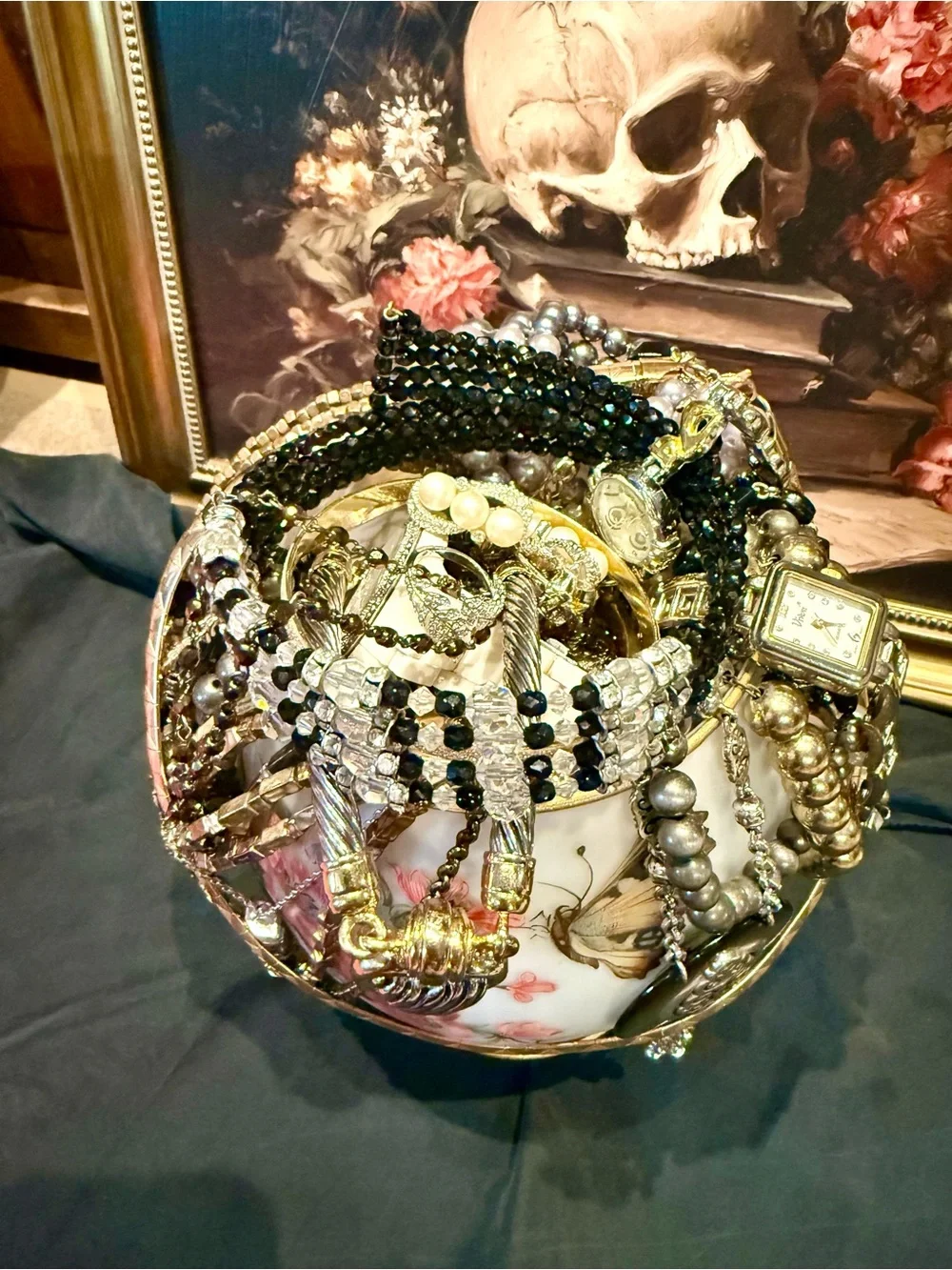 Designer Vintage Jewelry Jar - Monet, Brighton, Lia Sophia, Chicos and More 🪎